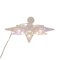 Kurt Adler 12.6-Inch 11-Light Dual Color LED With Color Effect Remote Control Star Tree Topper